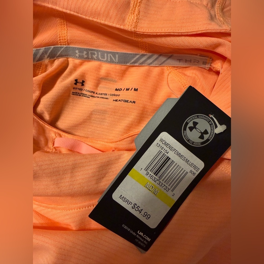 Under Armour Women's Peach Hoodie - Picture 3 of 5